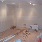 Main floor-dining room: hardwood floor installation