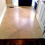 Limestone flooring in front entrance