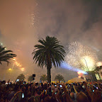 The real NYE fireworks up-close are much more awesome!