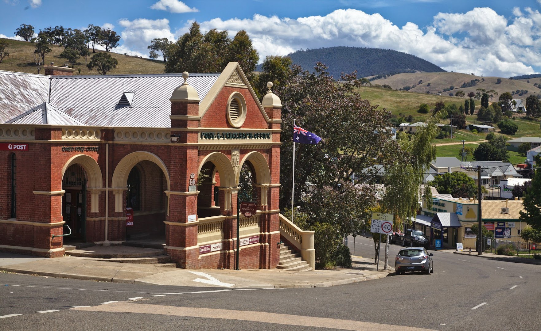 A small town in the mountains  where Red Hill was filmed