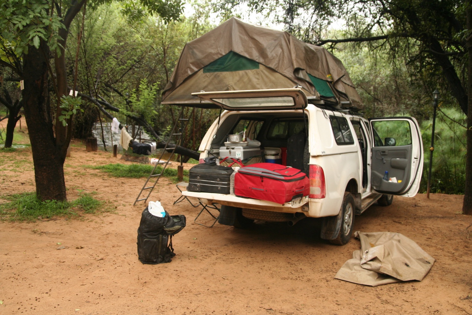 Morning at Popa rapids in Caprivi