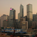 Part of the skyline, with Bank Of China in the middle