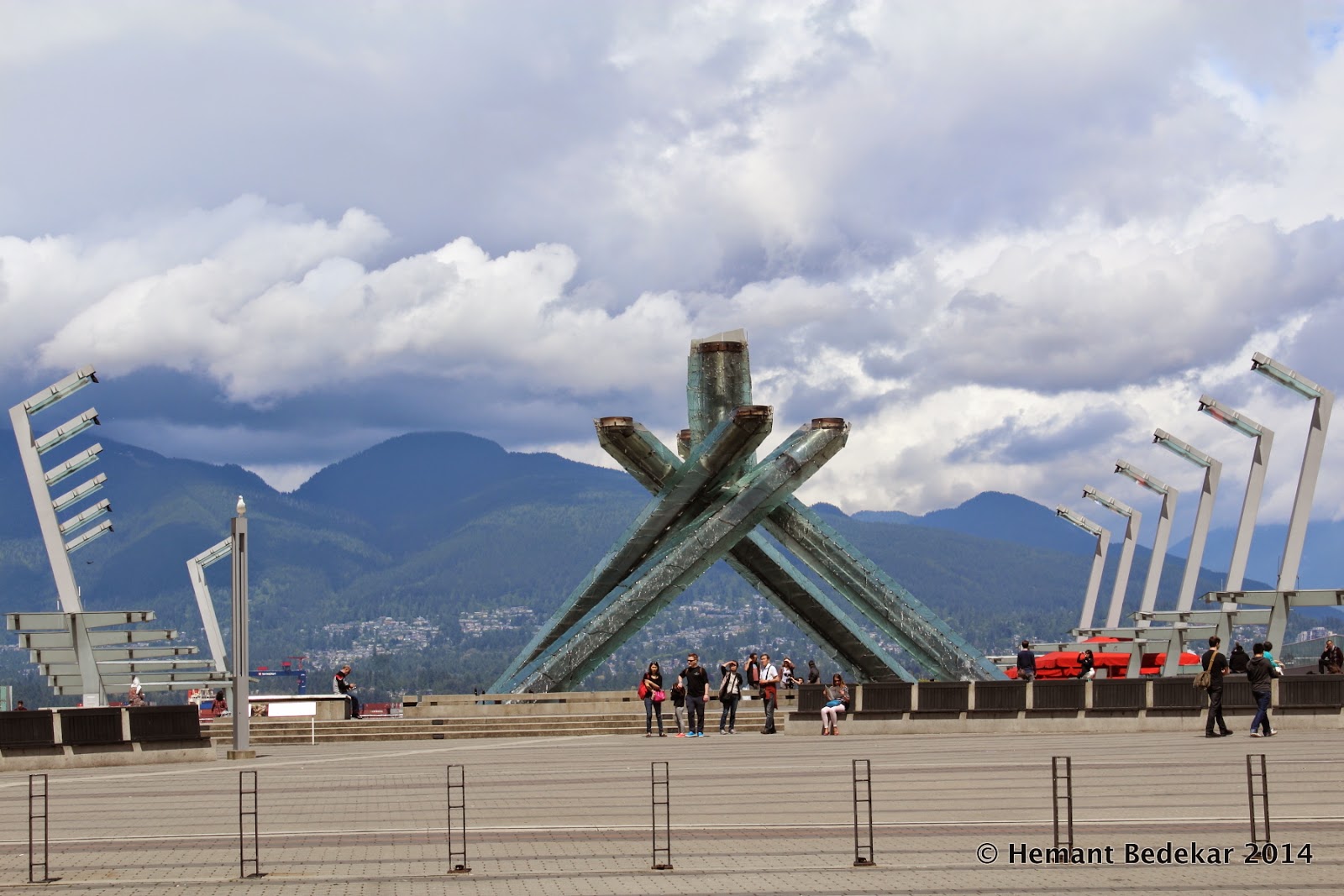 Vancouver Winter Olympics 2010 Cauldron in Coal Harbour