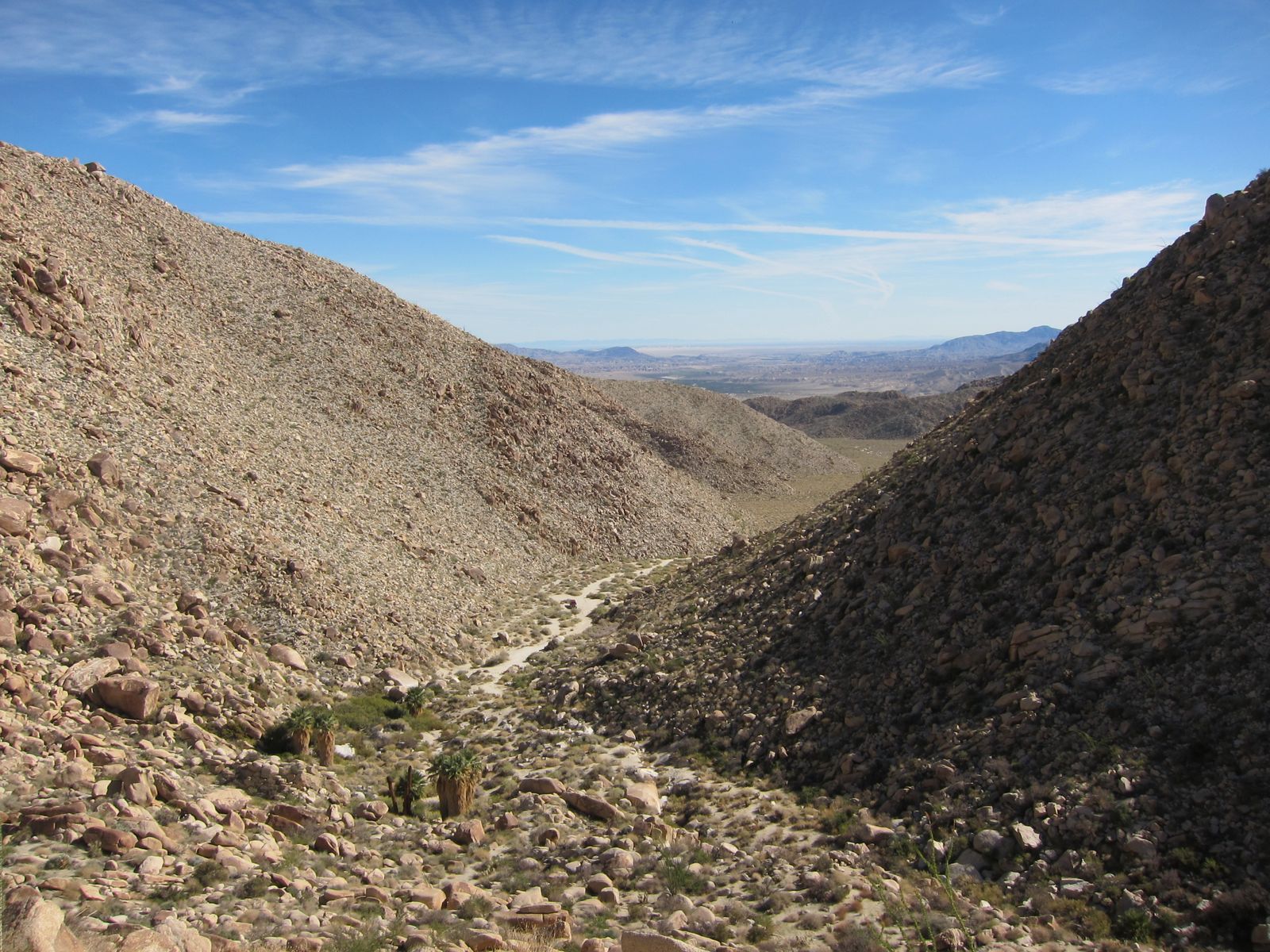 Looking back down into the South Fork of Indian Valley.