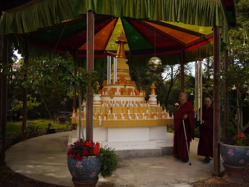 Rinpoche doing circumambulation