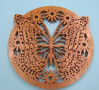 Butterfly Trivet/Plaque Pattern by Charles Hand