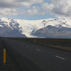 The southern Ring Road between ice and the ocean