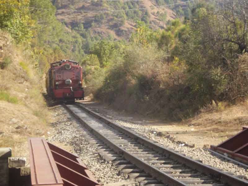 Railway track near sunrise villa shimla