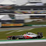 Jenson Button in action for McLaren