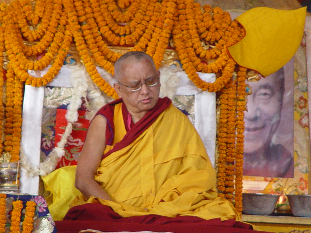 Long life puja offered Kopan Monastery December 2003.
