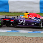 Sebastian Vettel RB10 first run