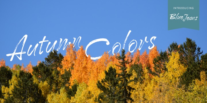Download Blue Jeans Font Family From Resistenza