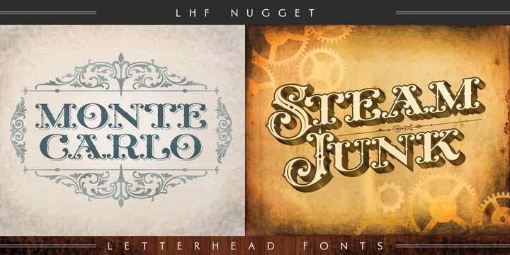Download LHF Nugget™ Font Family From Letterhead Fonts