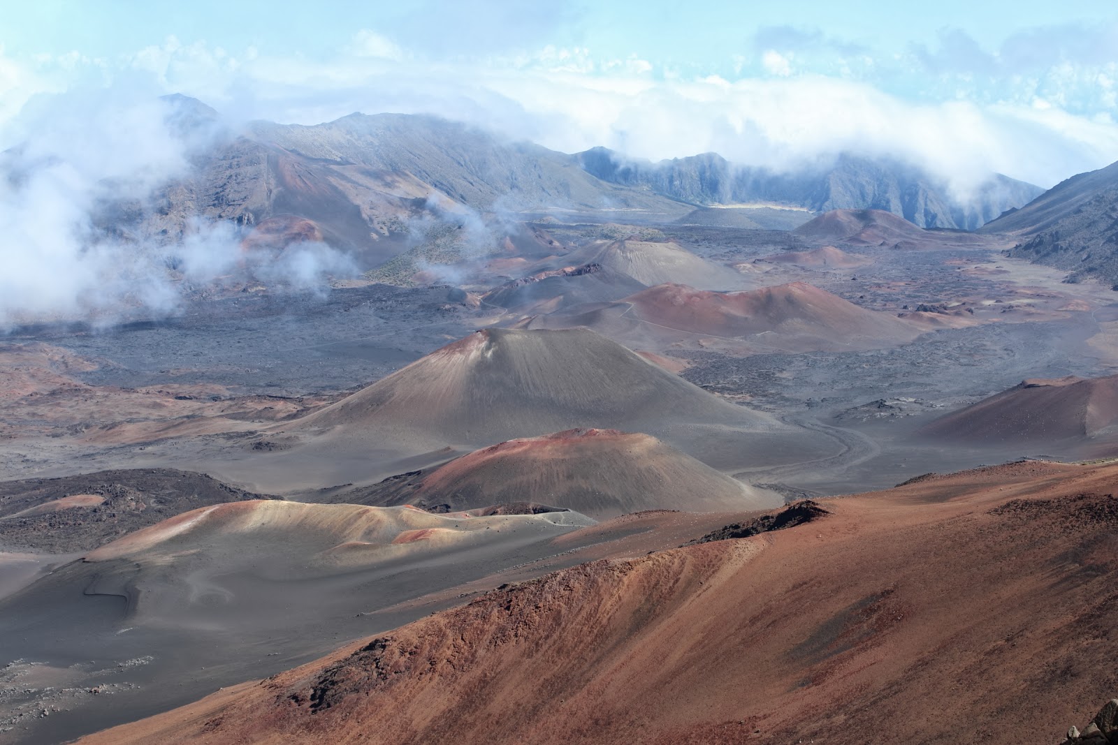 Dormant crater of Haleakalā