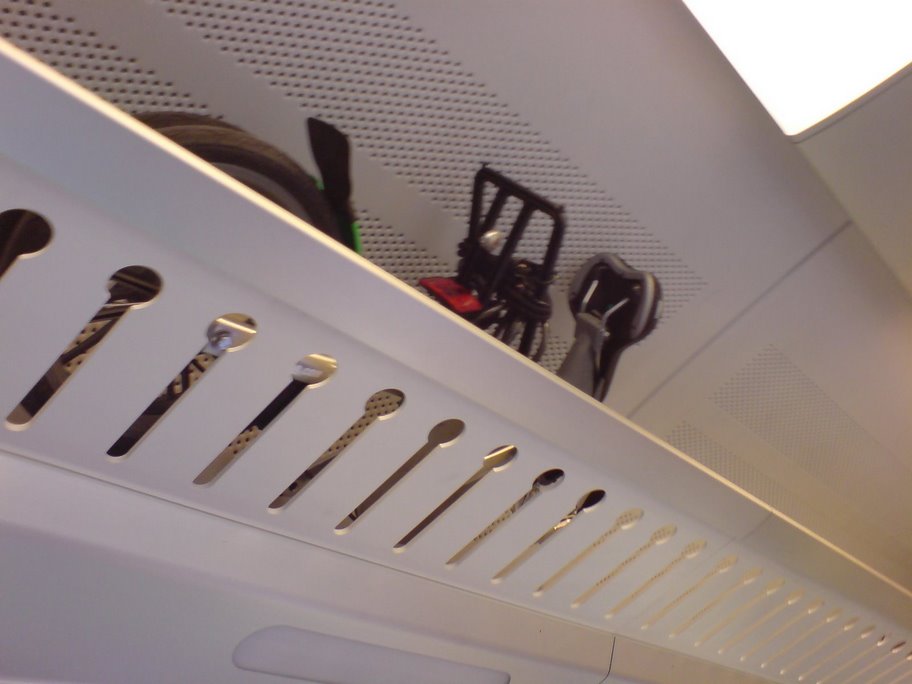 On Train - in overhead luggage space