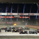 Start of 2013 Singpore F1 GP