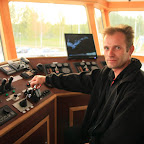 Sergei, the real captain of the Koidula ferry