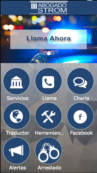 Android application Abogado Strom screenshort