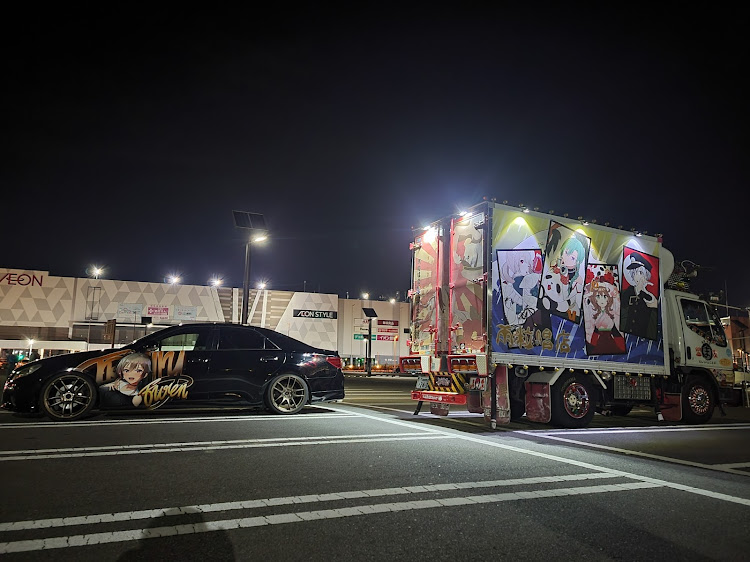 マークXのキャンター・にじさんじ・痛車・デコトラに関するカスタム事例の投稿画像1枚目