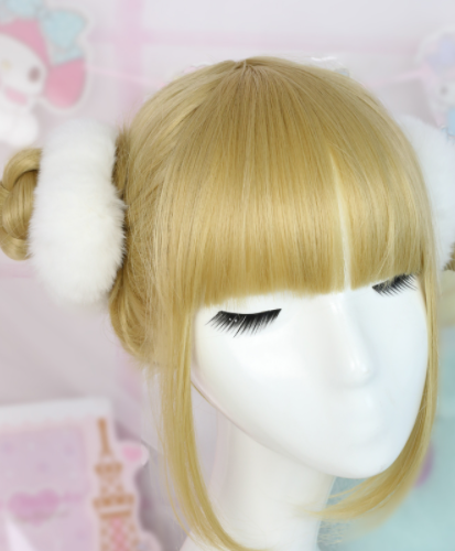 Title 5, Cute Soft Girl with Japanese Hair Accessories a...