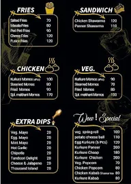 Wow shawarma menu 1