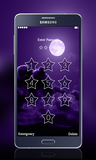 Star Passcode Lock Screen