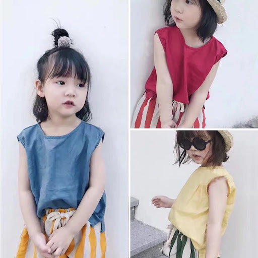 Title 3, Childrens cotton and linen shirts, breathable ...