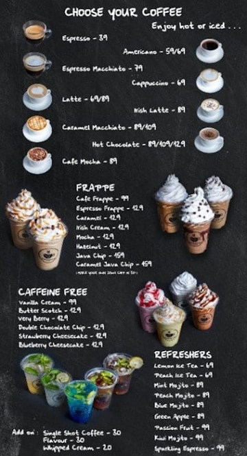 Demitasse Coffee menu 