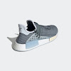 pharrell williams hu nmd bbc customization / hello blue / wonder white