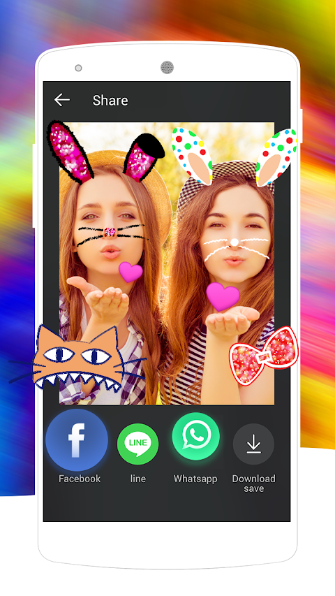 Cat Face Camera-Cat costumes filters&live stickerのおすすめ画像3