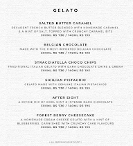 Frozen Fun Gelato menu 1