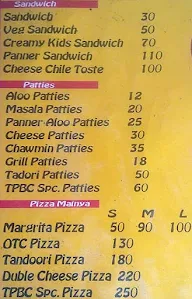 The Pizza Bakers And Company menu 1