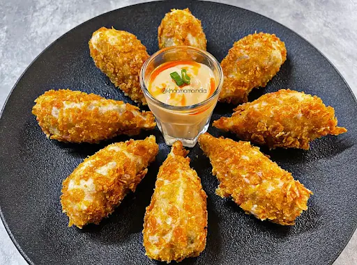 Peri Peri Kurkure Corn & Cheese Momo (8 Pcs)