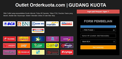 Download GUDANG KUOTA Outlet Order Kuota Pulsa Online APK for