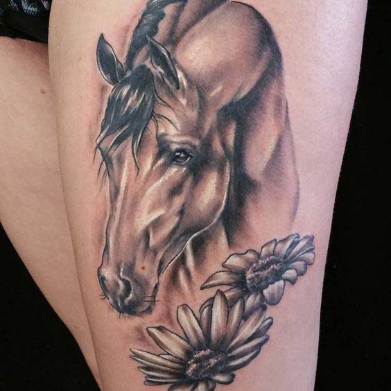 Image result for horse tattoo