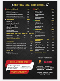 Deb's Mutton Delights menu 2