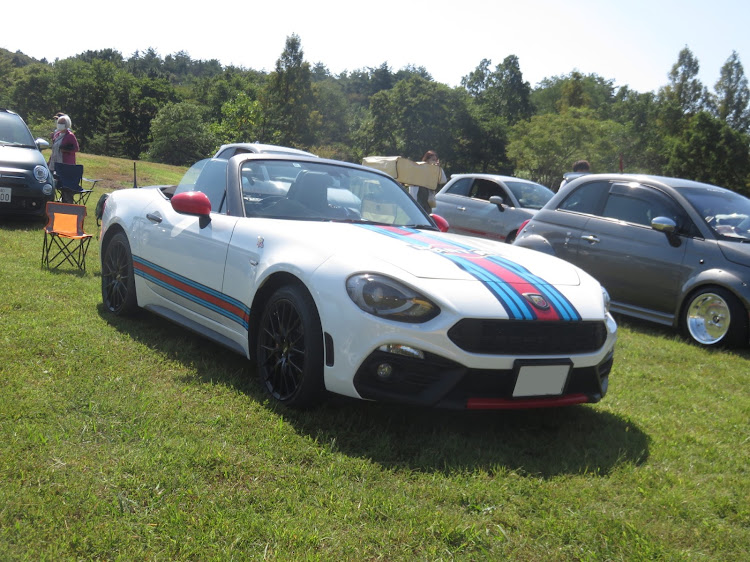 124スパイダーの関西トリコローレ・沢山のフォロワーさんに会えた・楽しい時間・やっぱりイベント超楽しい😊・チンクエチェント博物館主催に関するカスタム事例の投稿画像5枚目