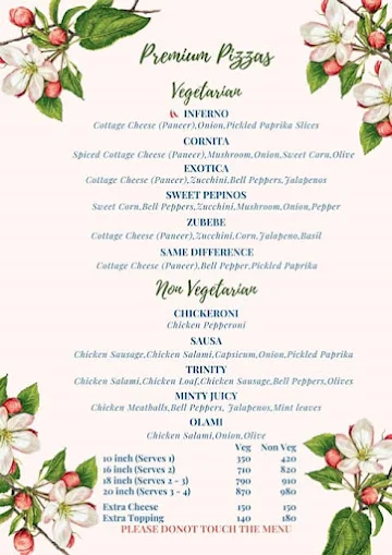 Largo Pizzeria menu 