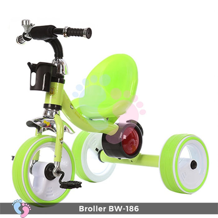 Xe đạp 3 bánh Broller XD3-186 có đèn bánh xe 6