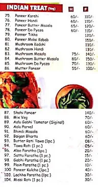 Chandan Dhaba menu 1