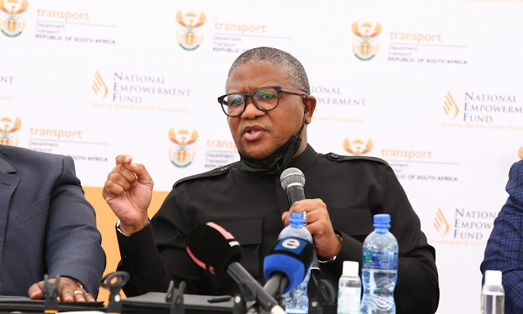 Transport minister Fikile Mbalula. Picture: LUBA LESOLLE/GALLO IMAGES