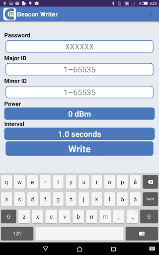 CliqTags Beacon Writer