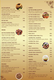 Begum's Cuisine menu 1