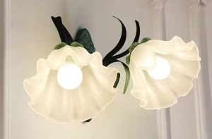 Title 5, Flower Wall Lamp Living Room Background Wall