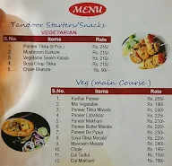 The Chef Balpreet menu 2