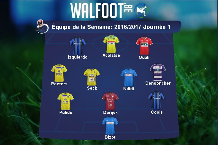 Voici l'équipe-type de la semaine