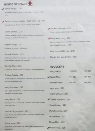 Hotel Bagga International menu 2