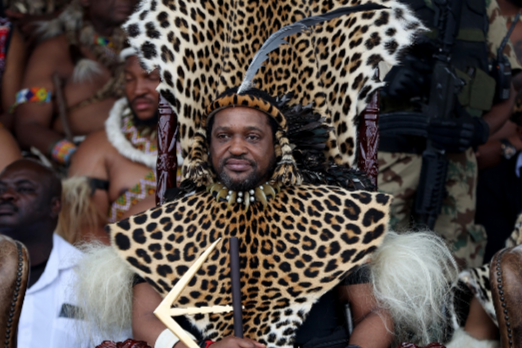 King Misuzulu kaZwelithini at the recent reed dance (umkhosi womhlanga) at Enyokeni Royal Palace in KwaNongoma. File photo.