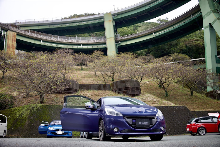 208のプジョー・伊豆半島イタフラTRG・イタフラカーニバル・ループ橋・ドアオープンショットに関するカスタム事例の投稿画像1枚目