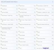 Kundanlal Chole Bhature menu 1